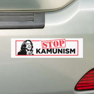 Adesivo Para Carro Socialismo Anti-Kamala Comunismo Pára Kamunismo