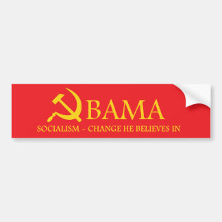 Adesivo Para Carro Socialismo de Obama