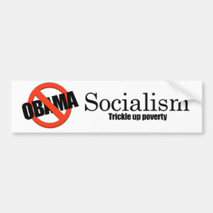 Adesivo Para Carro Socialismo - gotejamento acima da pobreza