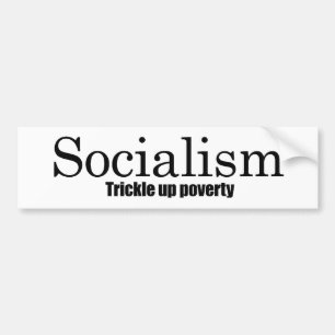 Adesivo Para Carro Socialismo - gotejamento acima da pobreza