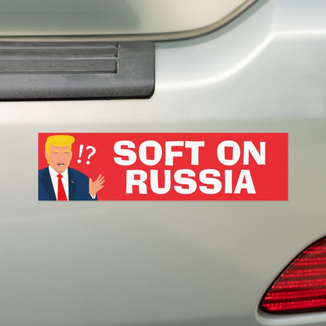 Adesivo Para Carro Soft Na Rússia Engraçado Anti-Trump (No carro)