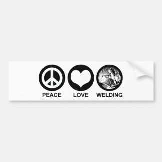 Adesivo Para Carro Soldadura de paz e amor