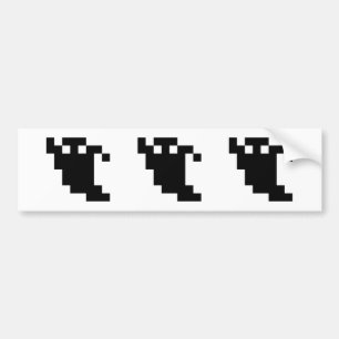 Adesivo Para Carro Sombra do fantasma do pixel de 8 bocados