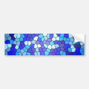 Adesivo Para Carro Sombras de Vidro Azul Obtidos por Shirley Taylor