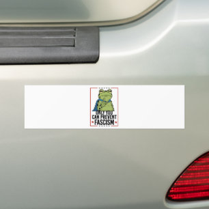 Adesivo Para Carro Somente você pode prevenir o Fascismo Patriota Dem