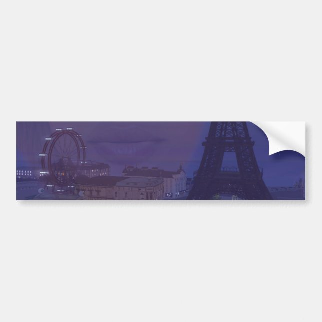 Adesivo Para Carro Sonhos de Paris (Frente)