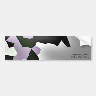 Adesivo Para Carro "Sonhos Fragmentados" Arte Geométrica