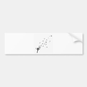 Adesivo Para Carro Sopro do dente-de-leão no vento