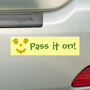 Adesivo Para Carro Sorriso abundante
