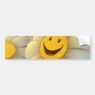Adesivo Para Carro Sorriso alegre das flores