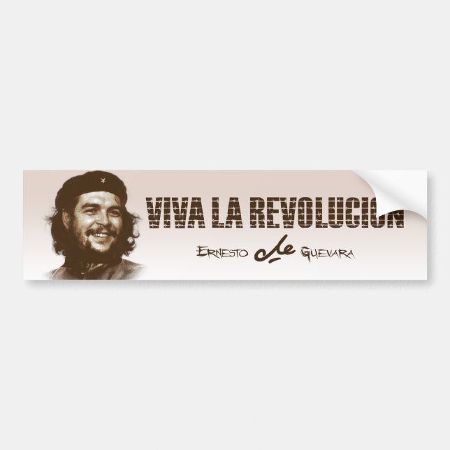 Adesivo Para Carro Sorriso de Che Guevarra (Frente)