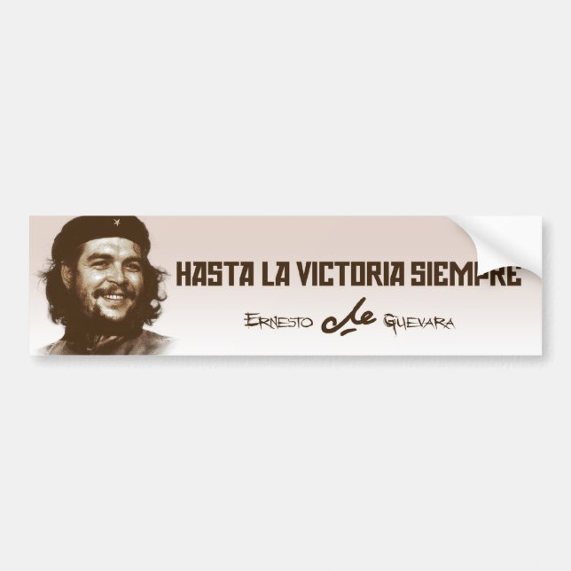 Adesivo Para Carro Sorriso de Ernesto Che Guevara (Frente)