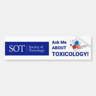 Adesivo Para Carro SOT - Pergunte-me sobre Toxicologia - Bumper Stick