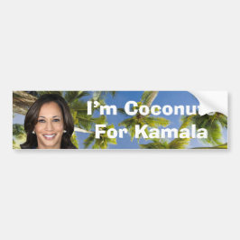 Adesivo Para Carro Sou Coconuts for Kamala