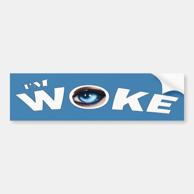 Adesivo Para Carro Sou Woke (Frente)