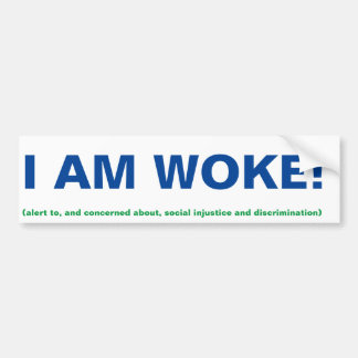 Adesivo Para Carro Sou Woke Bumper Sticker