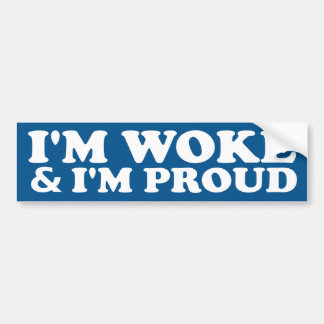Adesivo Para Carro Sou Woke e estou orgulhosa