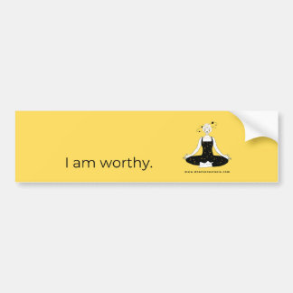 Adesivo Para Carro Sou Worthy Bumper Sticker