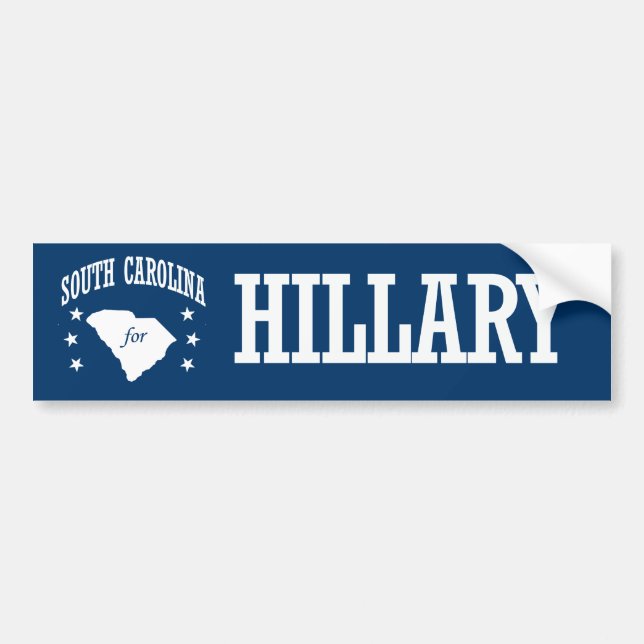 ADESIVO PARA CARRO SOUTH CAROLINA PARA HILLARY (Frente)