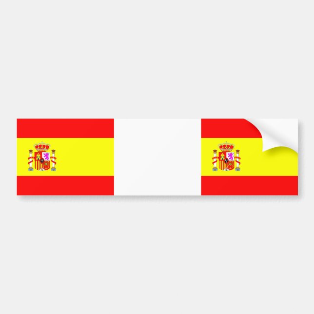 Adesivo Para Carro Spain Flag car sticker (Frente)
