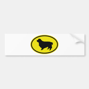 Adesivo Para Carro Spaniel de Clumber