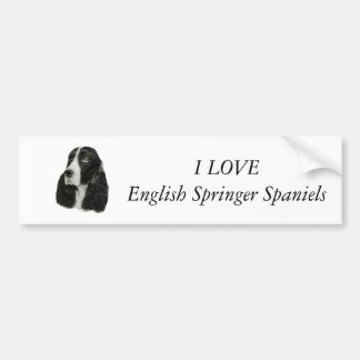 Adesivo Para Carro Spaniel de Springer inglês