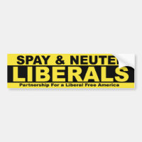 Spay & neutralize liberais