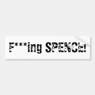 Adesivo Para Carro SPENCE do ing do *** de F!