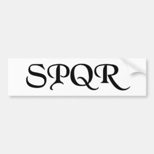 ADESIVO PARA CARRO SPQR