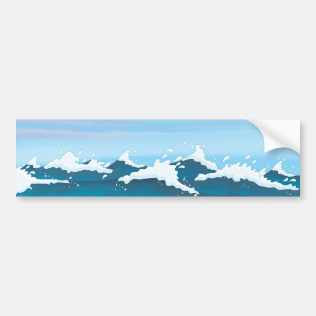 Adesivo Para Carro Spray Oceano (Frente)