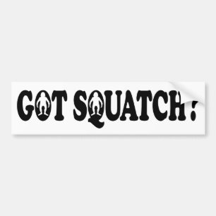 Adesivo Para Carro SQUATCH OBTIDO? - Autocolante no vidro traseiro