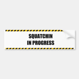 Adesivo Para Carro Squatchin em andamento
