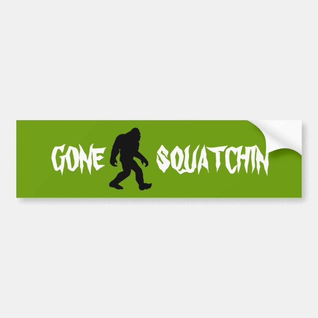 Adesivo Para Carro Squatchin ido (Frente)