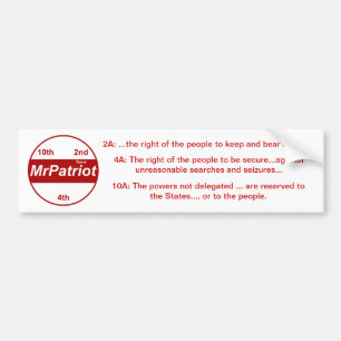 Adesivo Para Carro Sr. Patriota, o bumpersticker