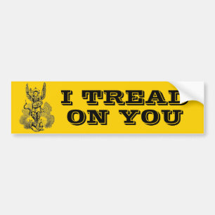 Adesivo Para Carro St. Michael I TREAD ON YOU Religious Archangel