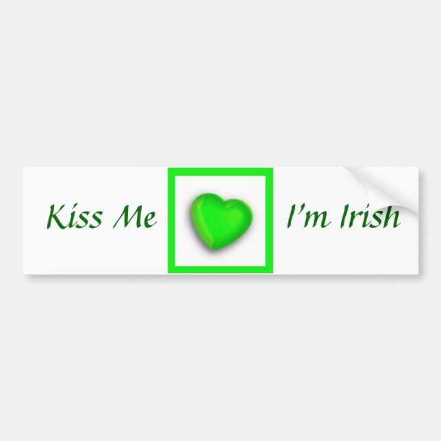 Adesivo Para Carro St Patrick's Day (Frente)