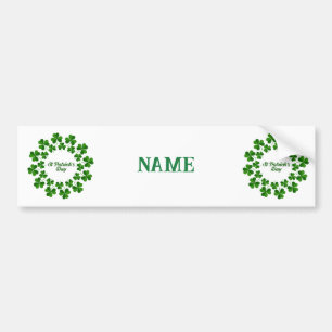 Adesivo Para Carro St Patrick's Day Wreath Thunder_Cove