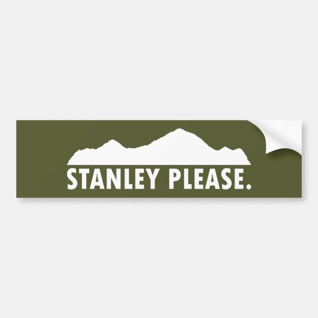 Adesivo Para Carro Stanley Idaho, por favor (Frente)