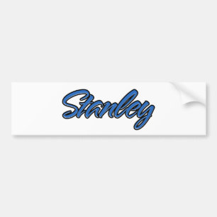 Adesivo Para Carro Stanley Name blue Aufkleber Sticker Autoaufkleber