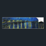 Adesivo Para Carro Starry Night Over the Rhone por Vincent Van Gogh<br><div class="desc">Starry Night Over the Rhone,  por Vincent Van Gogh. Esta é uma antiga obra-prima do pintor mestre holandês Vincent Van Gogh. Esta pintura fina tem uma cor bela,  vibrante e saturada. Vincent Van Gogh era um pintor impressionista holandês. Esta pintura foi pintada nas margens de Rhone,  na França.</div>