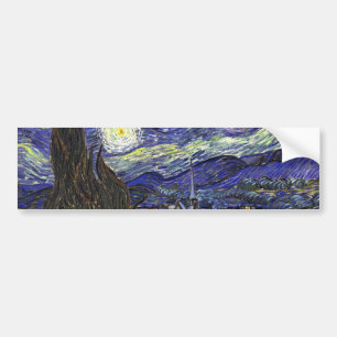 Adesivo Para Carro Starry Night, Vincent Van Gogh.