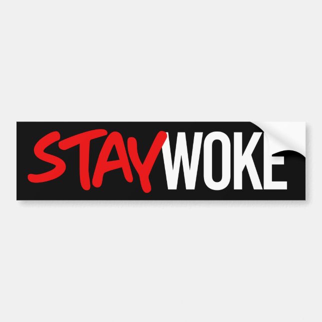 ADESIVO PARA CARRO STAY WOKE (Frente)