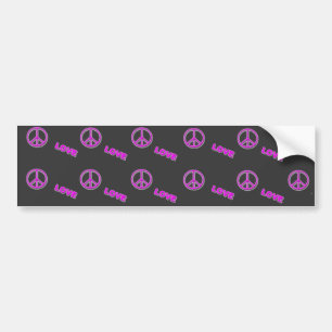Adesivo Para Carro Sticker do Bumper do Amor e Paz