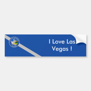 Adesivo Para Carro Sticker Flag da cidade de Las Vegas, EUA