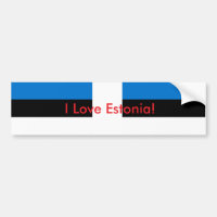 Sticker Flag da Estônia