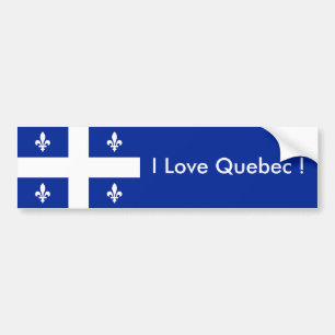 Adesivo Para Carro Sticker Flag de Quebec, Canadá