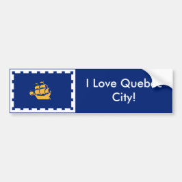 Adesivo Para Carro Sticker Flag of Quebec City, Canada
