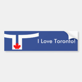 Adesivo Para Carro Sticker Flag of Toronto, Canada