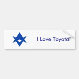 Adesivo Para Carro Sticker Flag of Toyota City, Japan
