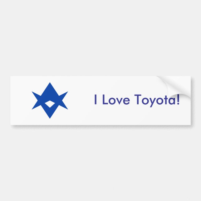 Adesivo Para Carro Sticker Flag of Toyota City, Japan (Frente)